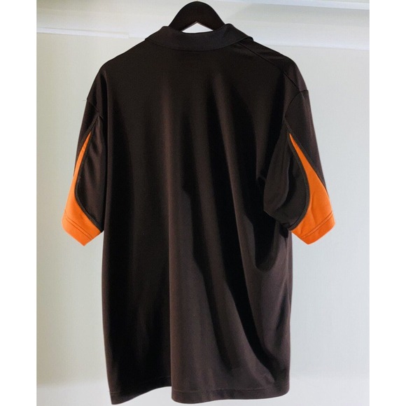 Cleveland Browns Mens Polo Shirt XL NFL Team Apparel Football Brown Dawg Pound - Picture 2 of 6